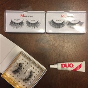 Morphe and Battington Lashes and Concealer